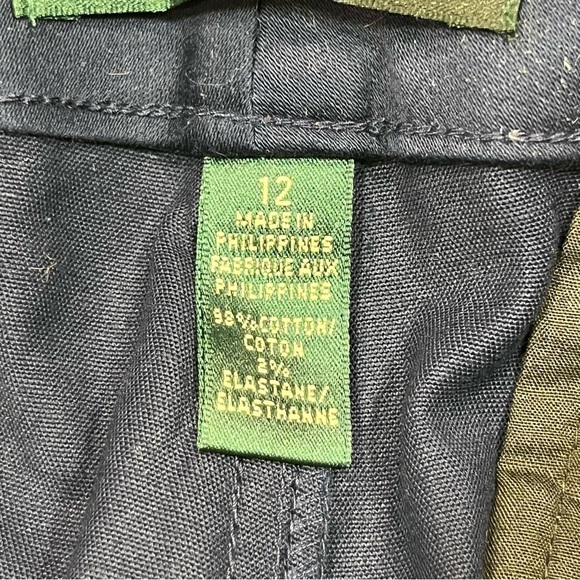 Ralph Lauren Navy Straight Leg Trousers 12 - Picture 10 of 14